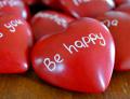80361 Heart "be happy"